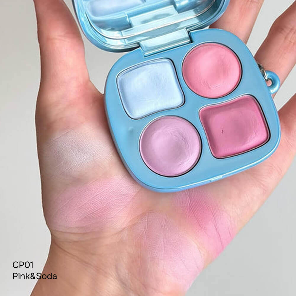 Компактная палетка румян fwee Pocket Cheek Palette