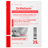 Осветляющая тканевая маска с астаксантином Dr.Melaxin Astaxanthin Whitening Ampoule Mask Pack