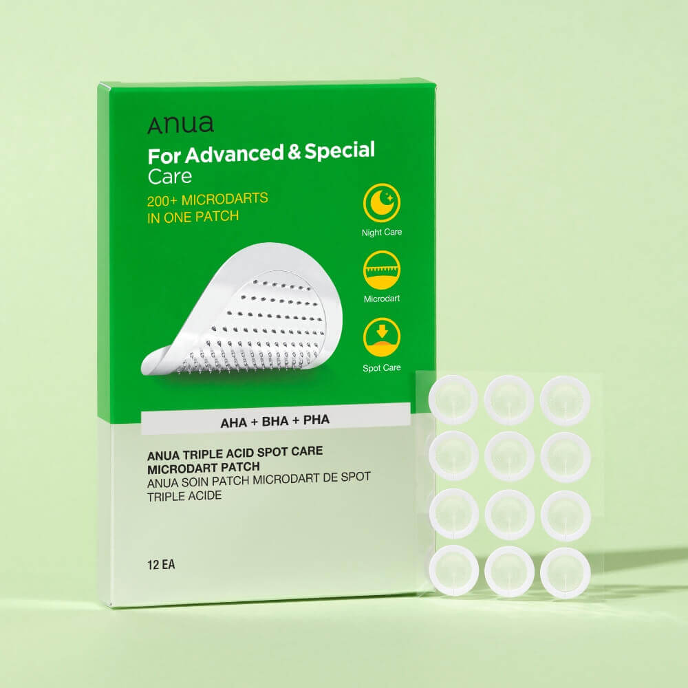 Игольчатые точечные патчи с кислотами Anua Triple Acid Spot Care Microdart Patch