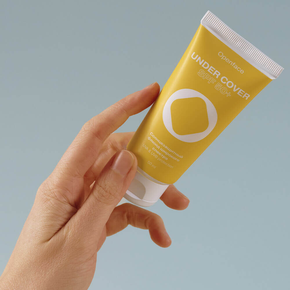 Солнцезащитный флюид широкого спектра Openface Under Cover SPF50+