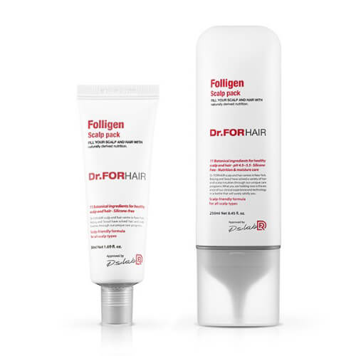 Оздоравливающая мультимаска для кожи головы Dr.Forhair Folligen Scalp Pack