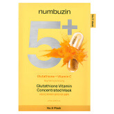 Осветляющая тканевая маска с глутатионом и витамином С numbuzin No.5 Glutathione Vitamin Concentrated Mask
