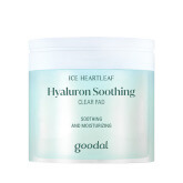 Охлаждающие пэды с гиалуроновой кислотой Goodal Ice Heartleaf Hyaluron Soothing Clear Pad