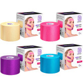 Кинезио тейп для лица из шёлка BB Face Tape™ 5 см*5 м