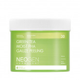 Пилинг-пэды с зеленым чаем Neogen Dermalogy Green Tea Moist PHA Gauze Peeling