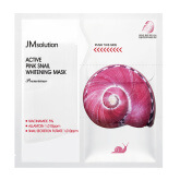 Тканевая премиум-маска с муцином улитки JMsolution Active Pink Snail Whitening Mask Premium