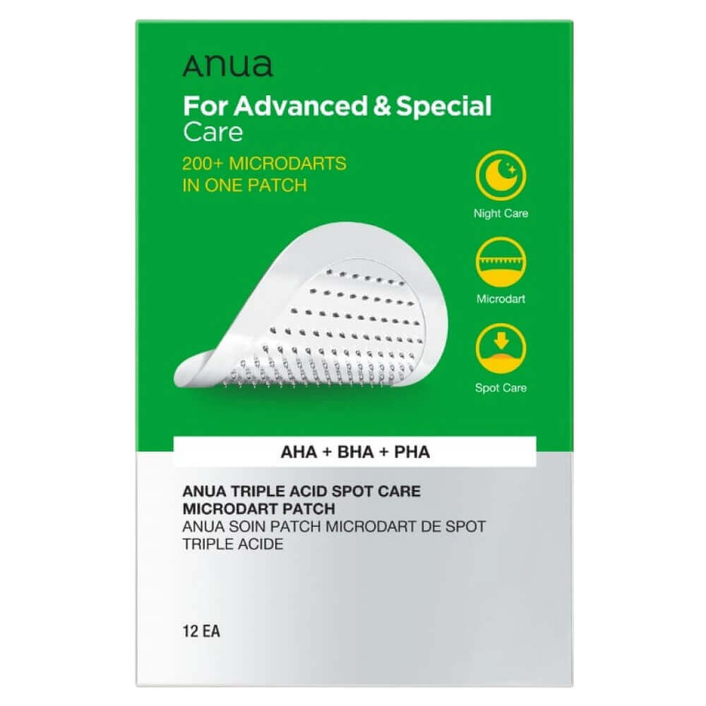 Игольчатые точечные патчи с кислотами Anua Triple Acid Spot Care Microdart Patch