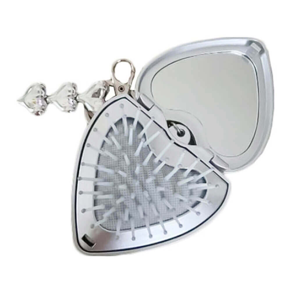 Складная расчёска-брелок Lador Heart Brush