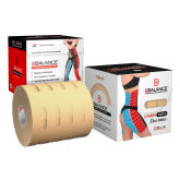 Перфорированный хлопковый кинезио тейп для тела BB Lymph Tape 7,5см*5м
