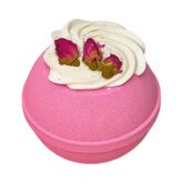 Бомбочка для ванны с шиммером и сухоцветами DUSHA Amor Amor