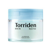 Увлажняющие многофункциональные пэды Torriden DIVE IN Low Molecular Hyaluronic Acid Multi Pad