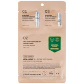 Трёхступенчатый набор для сияния кожи с витамином С VT Cosmetics Vita-Light All In One 3Step Mask