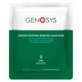 Тканевая маска с водорослями от отёчности Genosys Soothing Bomb Sea Algae Mask