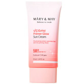 Солнцезащитный крем-праймер для сияния кожи Mary&May Vegan Primer Glow Sun Cream SPF50+ PA++++