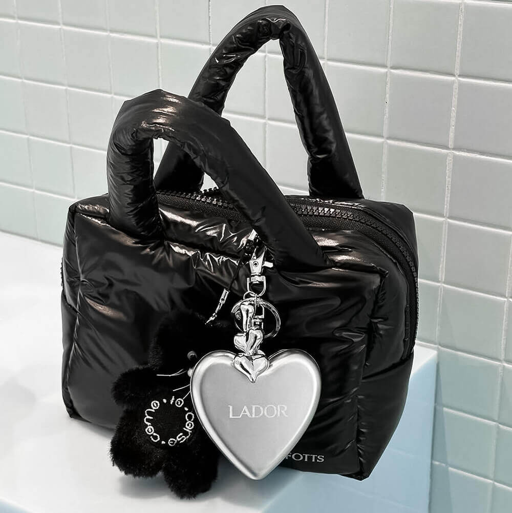 Складная расчёска-брелок Lador Heart Brush