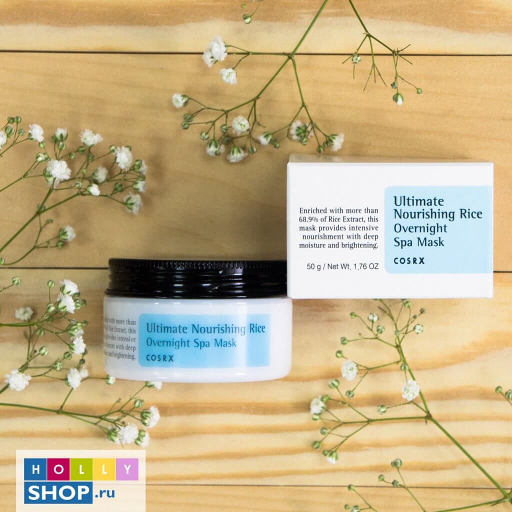 Питательная ночная маска для лица с рисом COSRX Ultimate Nourishing Rice Overnight Spa Mask DSC09212.jpg