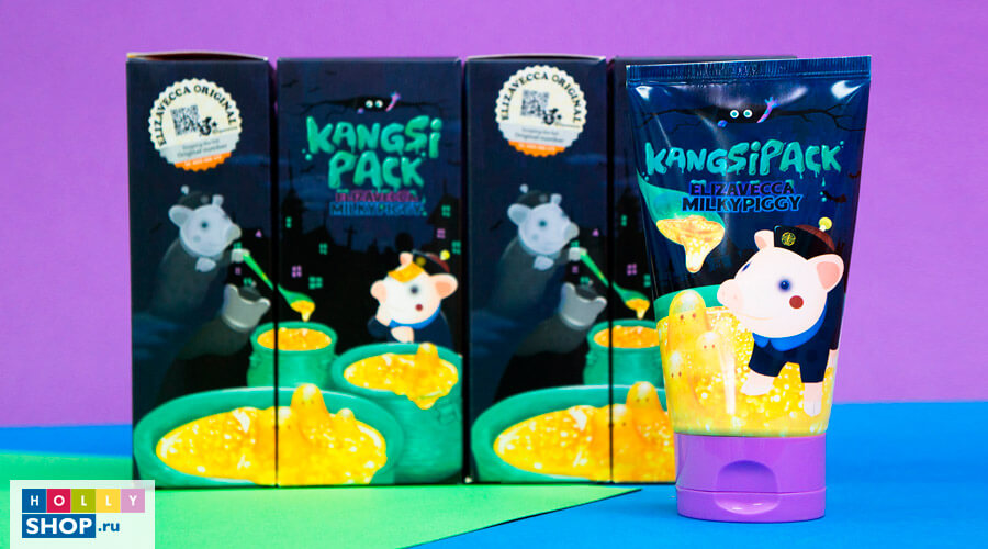 Очищающая маска с золотом Elizavecca Milky Piggy KangsiPack Mask Kangsipack.jpg