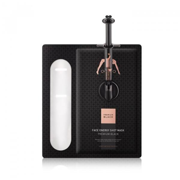 THE OOZOO Face Energy Shot Mask Premium Black