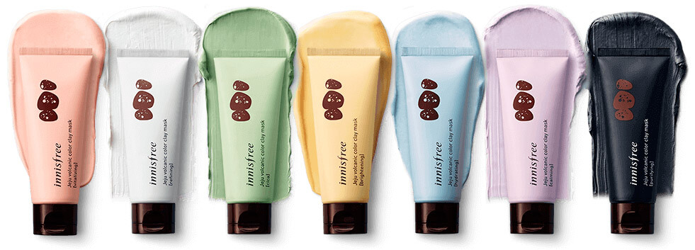 Цветные маски с вулканическим пеплом Innisfree Jeju Volcanic Color Clay Mask Цветные маски с вулканическим пеплом Innisfree Jeju Volcanic Color Clay Mask