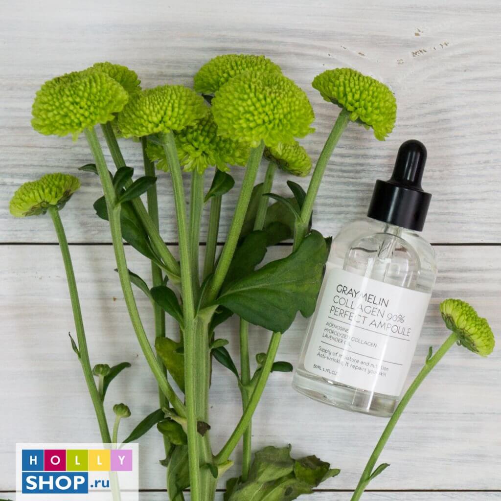Ампульная сыворотка с 90% морского коллагена Graymelin Collagen 90% Perfect Ampoule DSC08064.jpg