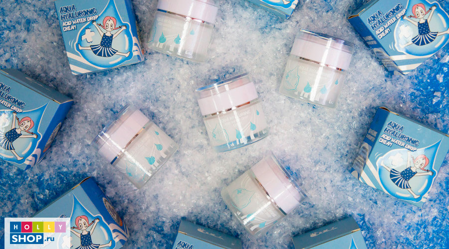 Увлажняющий гиалуроновый крем для лица Elizavecca Aqua Hyaluronic Acid Water Drop Cream Acid-Drop.jpg